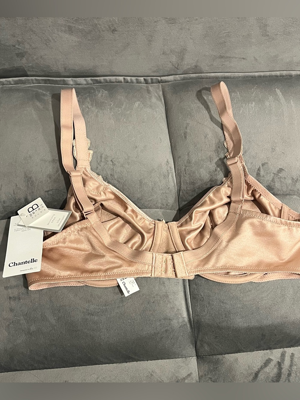 Chantelle Hedona Blush Underwire Bra with Lace Trim - Picture 3 of 3